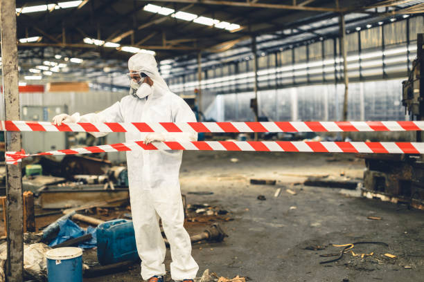 Professional Biohazard technician working in Fayetteville, NC